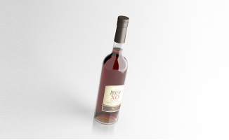 红酒瓶子产品设计C4D三维