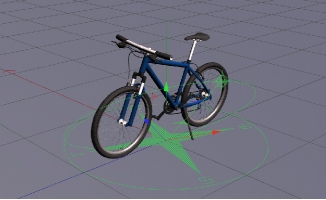 自行车C4D模型三维素材