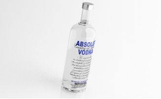 伏特加酒瓶C4D模型素材