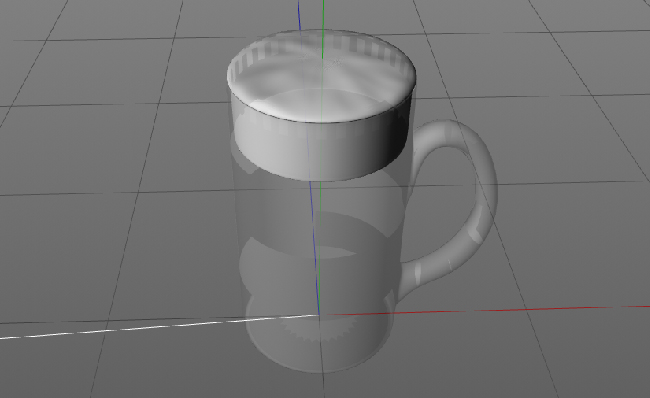 啤酒杯造型三维C4D模型素材