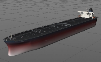 油轮大型海上运输船只造型三维模型