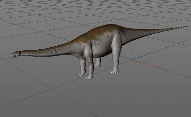 迷惑龙模型恐龙三维模型C4D素材