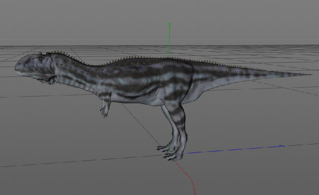 玛君龙三维恐龙C4D模型