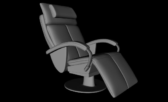 简约办公椅人体工学椅子三维模型