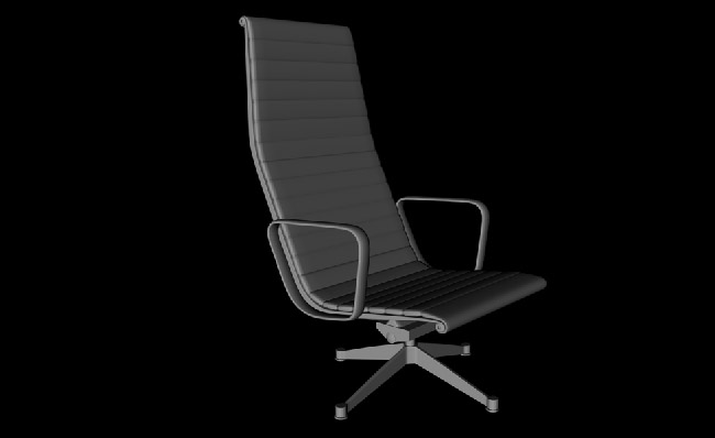 简单而实用的单椅商务椅子造型模型