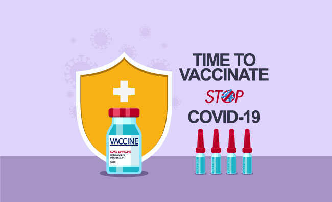 打针Covid19 疫苗接种医疗药物针剂元素矢量