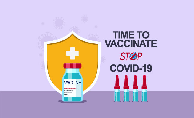 打针Covid19 疫苗接种医疗药物针剂元素矢量