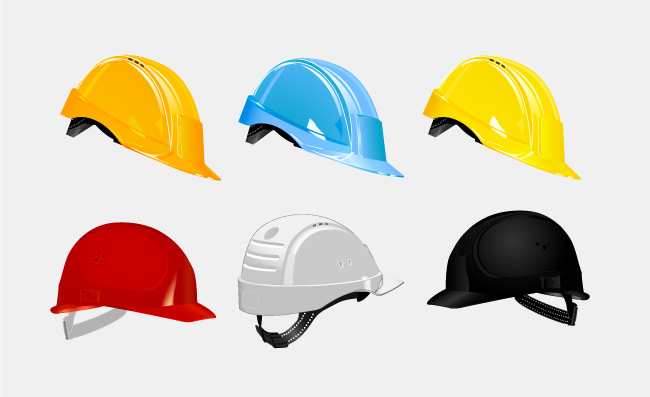 建筑施工安全帽素材