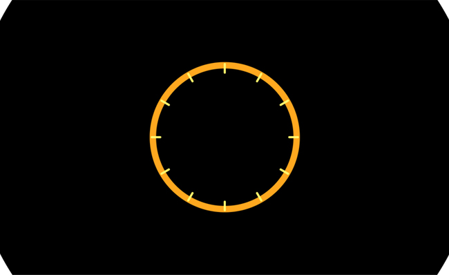 钟表图像圆圈小元素MG动画模板