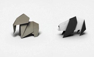 动物折纸艺术，折纸原来可以这么玩教学动图收