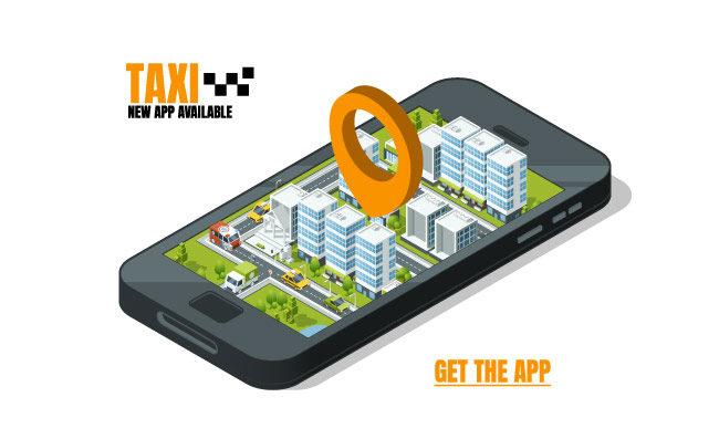 城市风景手机在线地图导航出租车出行app
