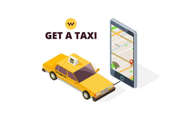 出租车城市地图导航系统应用程序