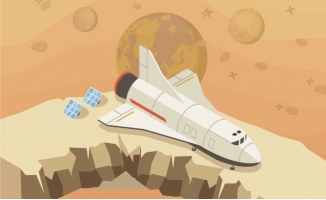 太空矢量飞船人造卫星宇