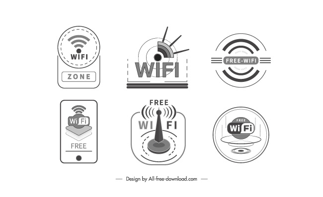 Wifi服务标志图标