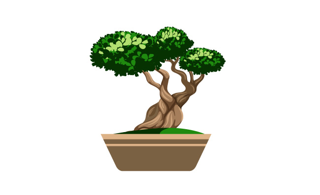 盆景树绿植素材