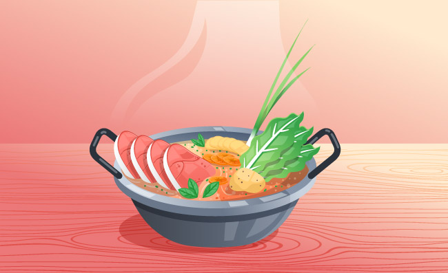 美味汤锅小火锅素材