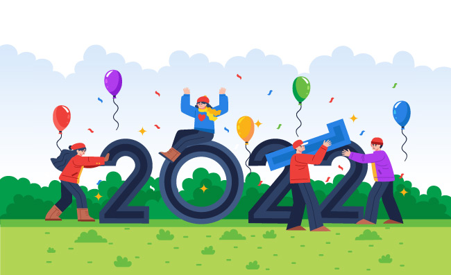 大家一起搬东西合作庆祝新年素材