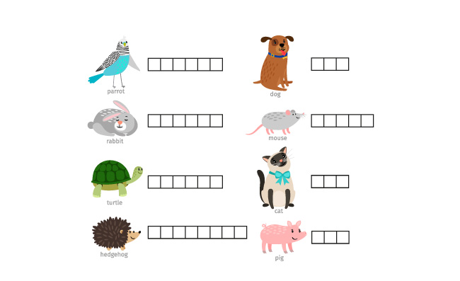 孩子的文字游戏如何命名与卡通人物宠物的动物矢量图比赛难题词脑筋急转弯解答例证孩子们的文字游戏如何命名与卡通人物宠物动物矢量图