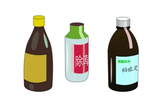 农作物打农药除草剂药瓶