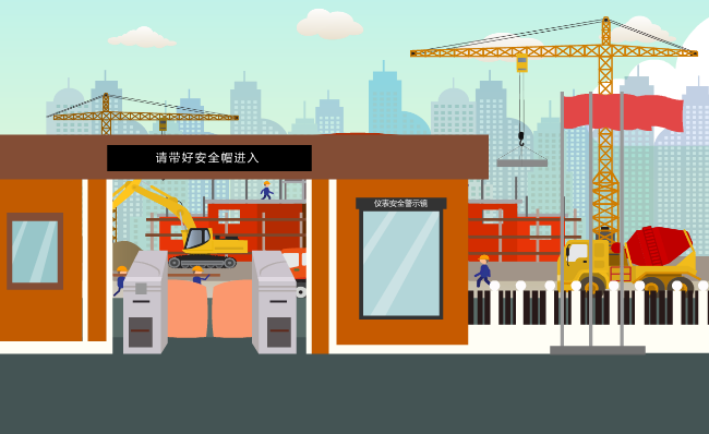 工地门禁设计安全生产模